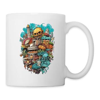 Fast Food City Monsters - Mug - white - Right