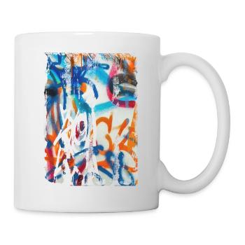 Graffiti style Splash hip hop colors painter color - Mug - white - Right