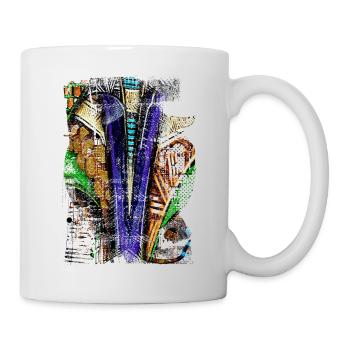 Graffiti style Splash hip hop colors painter color - Mug - white - Right