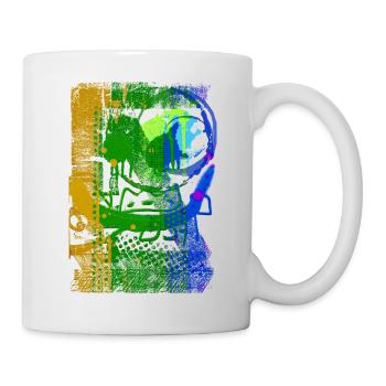Graffiti style Splash hip hop colors painter color - Mug - white - Right