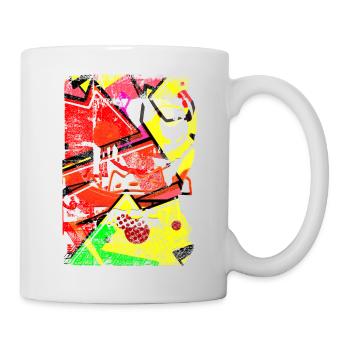 Graffiti style Splash hip hop colors painter color - Mug - white - Right