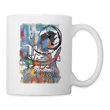 Graffiti style Splash hip hop colors painter color - Mug - white - Right