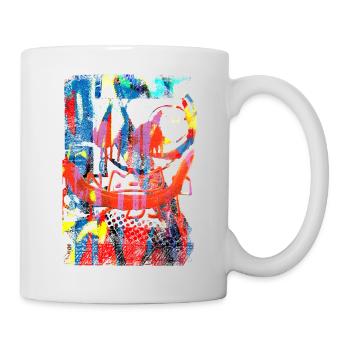 Graffiti style Splash hip hop colors painter color - Mug - white - Right