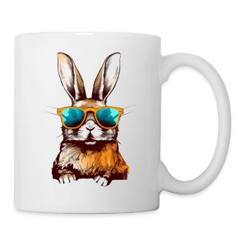 Ilko der Hase - Tasse - Weiß - Rechts
