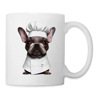 Bulldog Dogs Restaurateur Dog Owner Dog Cooks - Mug - white - Right