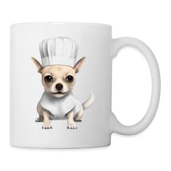 Chihuahua Dog Restaurateur Chihuahua Puppy Dogs - Mug - white - Right
