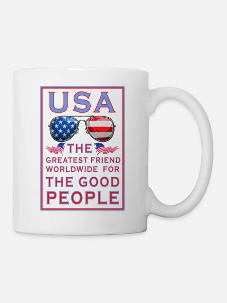 USA ... GOOD PEOPLE - Tasse - Weiß