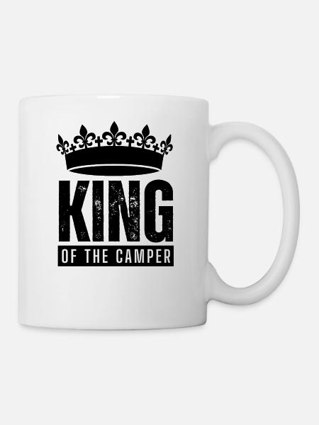 King of the Camper Partnershirt Couple - Mug - white