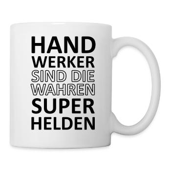 Handwerker Handyman Handwerk Werkzeug - Tasse - Weiß - Rechts