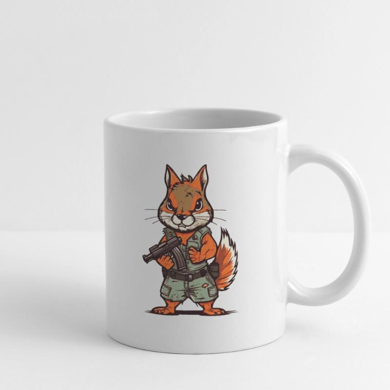 Squirrels armed to the teeth Mug