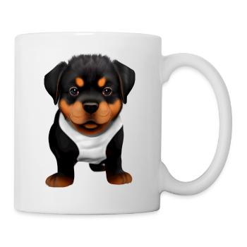 Rottweiler Dog Rottweiler Puppy Dogs Puppy - Mug - white - Right