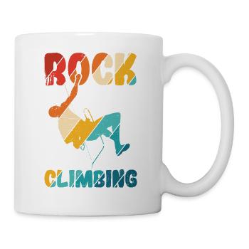 Klettern Bouldern - Tasse - Weiß - Rechts