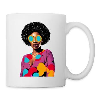 Black Woman - Tasse - Weiß - Rechts