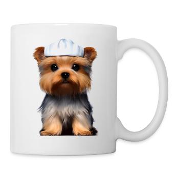 Yorkshire Terrier Cooking Puppy Restaurateur Dog - Mug - white - Right