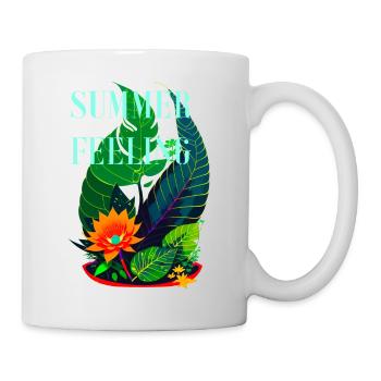 SUMMER FEELING - Tasse - Weiß - Rechts