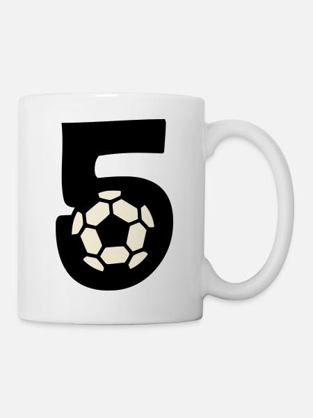 Ich bin schon 5! - Tasse - Weiß