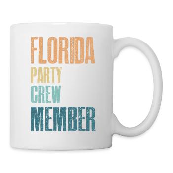 Équipe de fête en Floride - Mug blanc - blanc - Droite