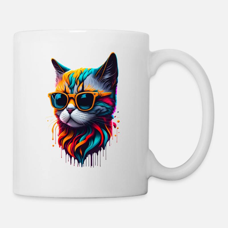 Chat mignon - Mug blanc - blanc