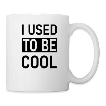 J’avais l’habitude d’être cool - Mug blanc - blanc - Droite