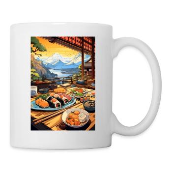 Suhsi pour toujours - Mug blanc - blanc - Droite