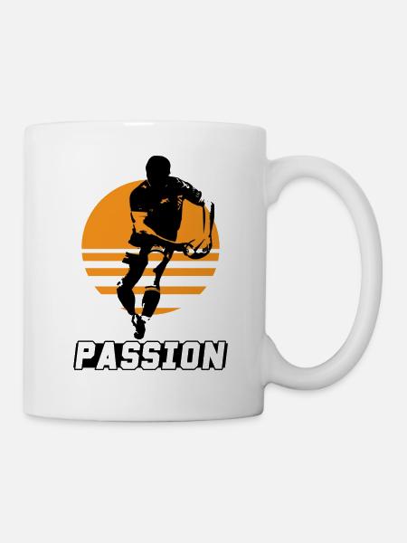 Rugby - Mug blanc - blanc