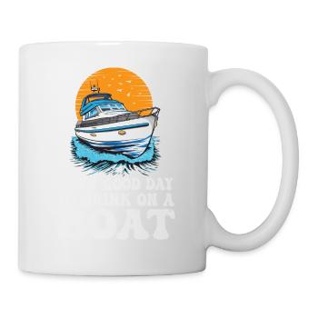 It's A Good Day To Drink On A Boat Funny - Mug - white - Right