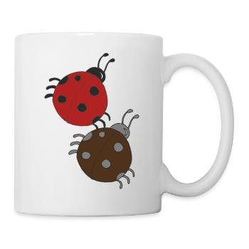 marienkäfer freunde - Tasse - Weiß - Rechts