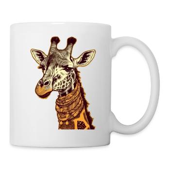 Lydia die Giraffe - Tasse - Weiß - Rechts
