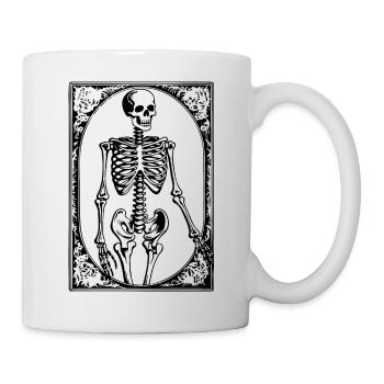 Skeleton Costume Bones Halloween Horror - Mug - white - Right
