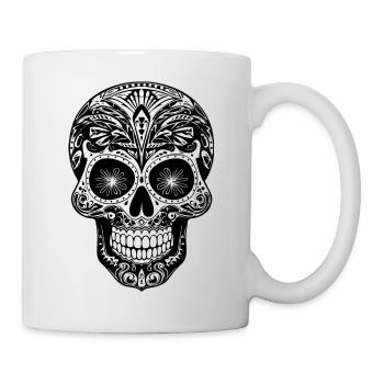 Skeleton Costume Bones Halloween Horror - Mug - white - Right
