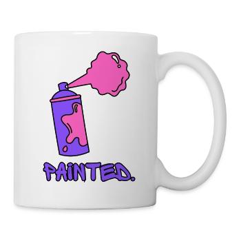 Painted - Purple/Pink - Mug - white - Right