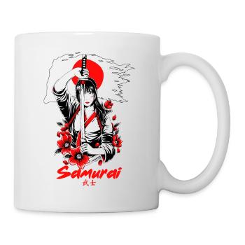 Japan Samurai Anime - Tasse - Weiß - Rechts