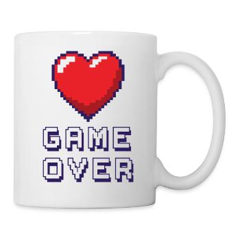 Game Over violet - Mug blanc - blanc - Droite