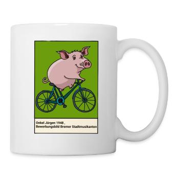 Onkel Jürgen - Tasse - Weiß - Rechts