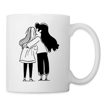 Freundschaft - Tasse - Weiß - Rechts