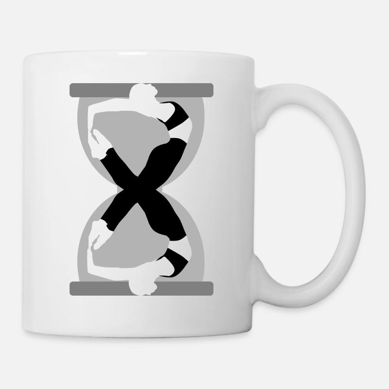 Stundenglas - Tasse - Weiß