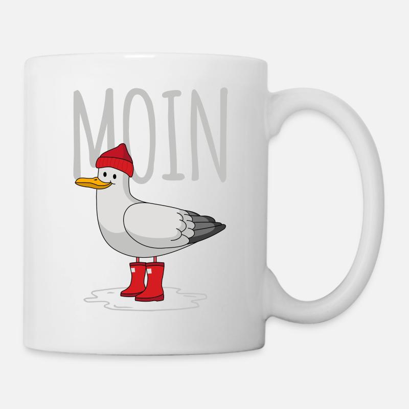 Moin Möwe - Tasse - Weiß