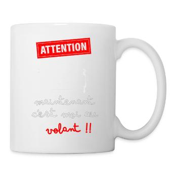 Conduire Cadeau, permis de conduire humoristique - Mug blanc - blanc - Droite