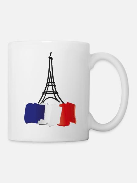 paris eiffelturm - Tasse - Weiß