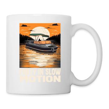 Motorboat Drinking Party In Slow Motion - Mug - white - Right