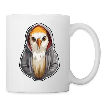 Cool Cockatiel in casual clothing - Mug - white - Right