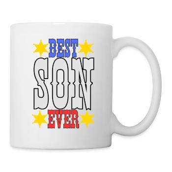 Bester Junge aller Zeiten - Tasse - Weiß - Rechts