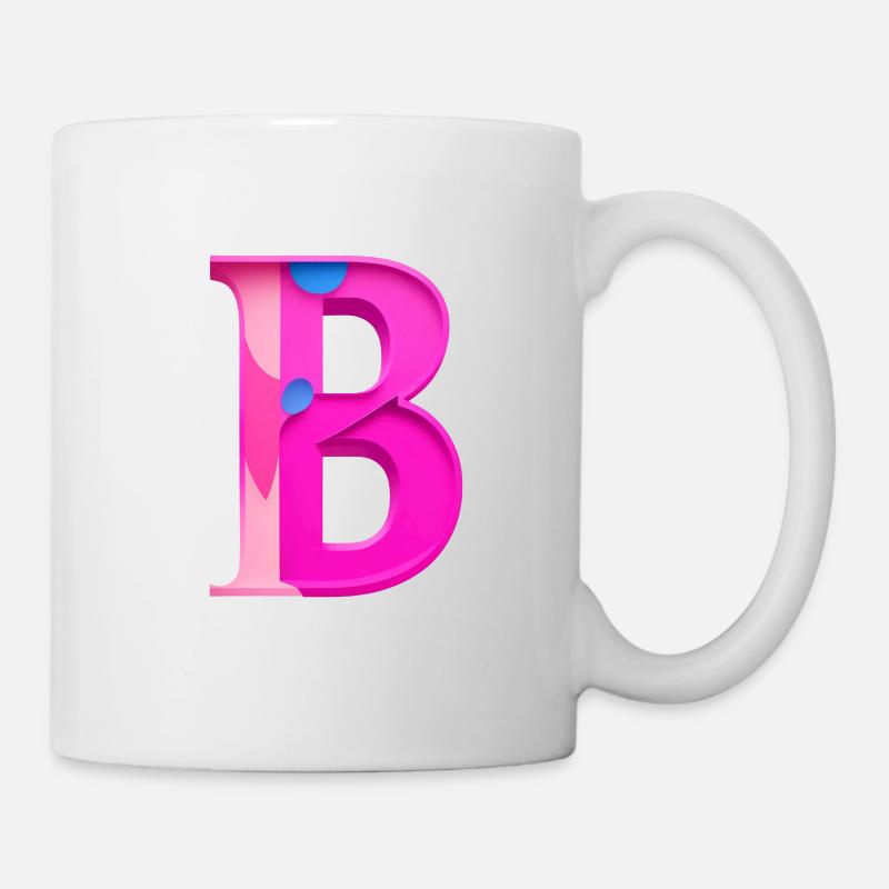 B - Mug - white