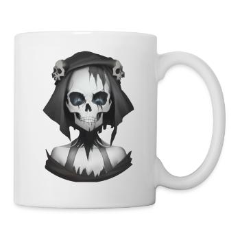 Dämonische Magie in der Halloween-Nacht - Tasse - Weiß - Rechts