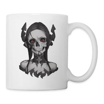 Halloween-Höllentanz: Dämonische Verführung - Tasse - Weiß - Rechts