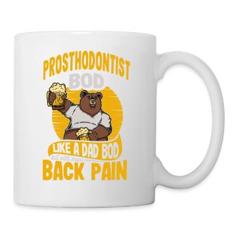 Prosthodontiste Bod Like A Dad Bod Funny Dentist - Mug blanc - blanc - Droite