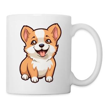 Cute little dog - Mug - white - Right