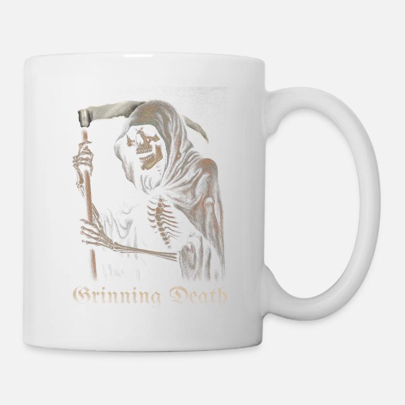 Creepy Grim Reaper - Mug - white