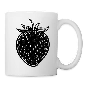 Fraise Fruit Fruit - Mug blanc - blanc - Droite