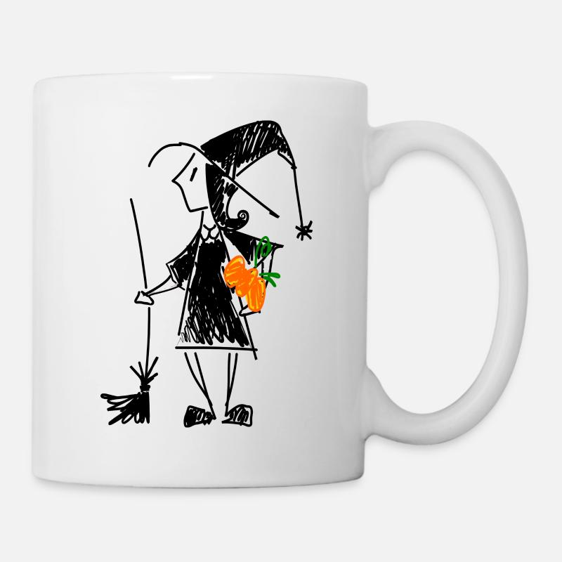 Kleine Hexe - Tasse - Weiß